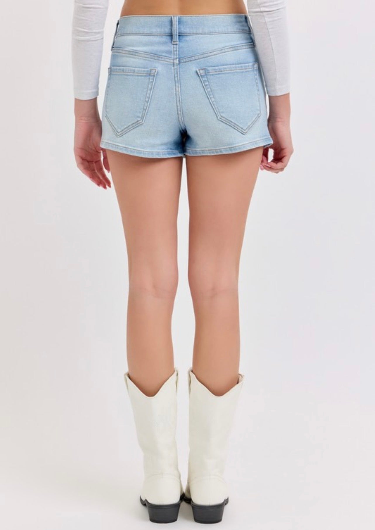 MID WAISTED MINI SKORT