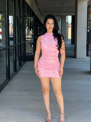 LOREN MINI MESH DRESS