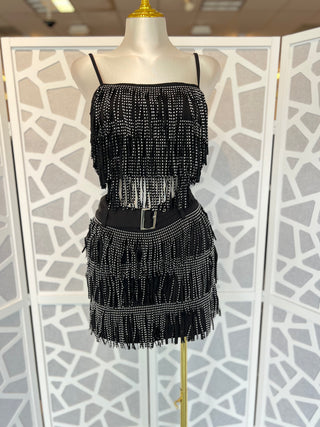 DE FIESTA FRINGE RHINESTONE SET