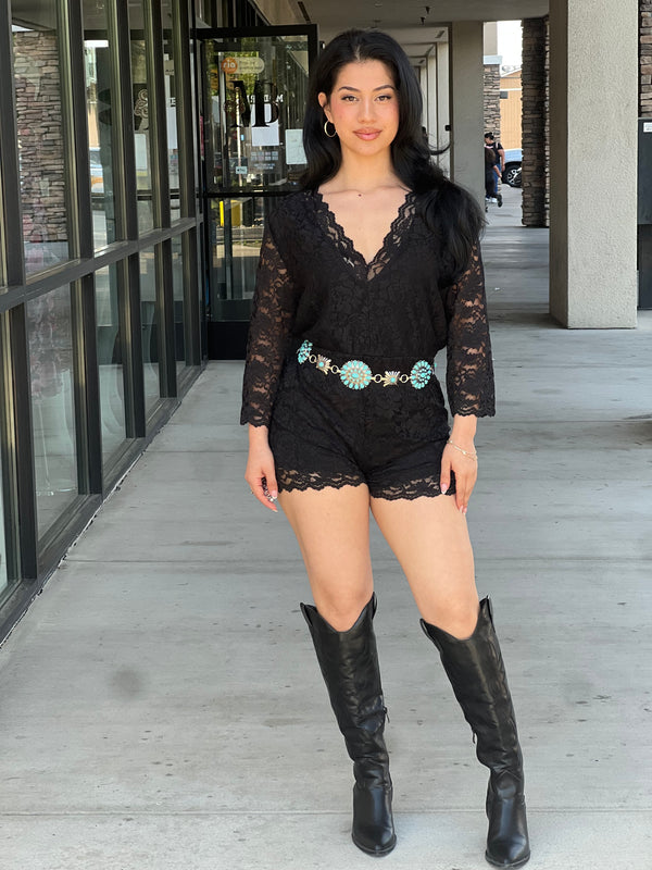 ROSALIA LACE ROMPER