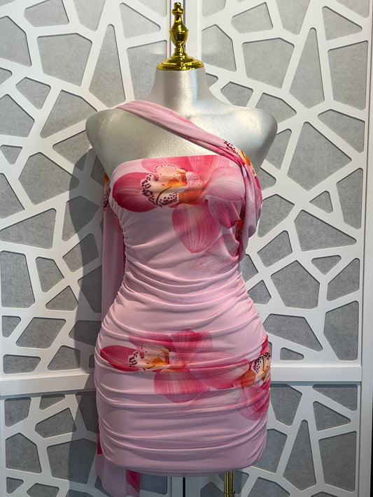 LILIA MESH MINI DRESS