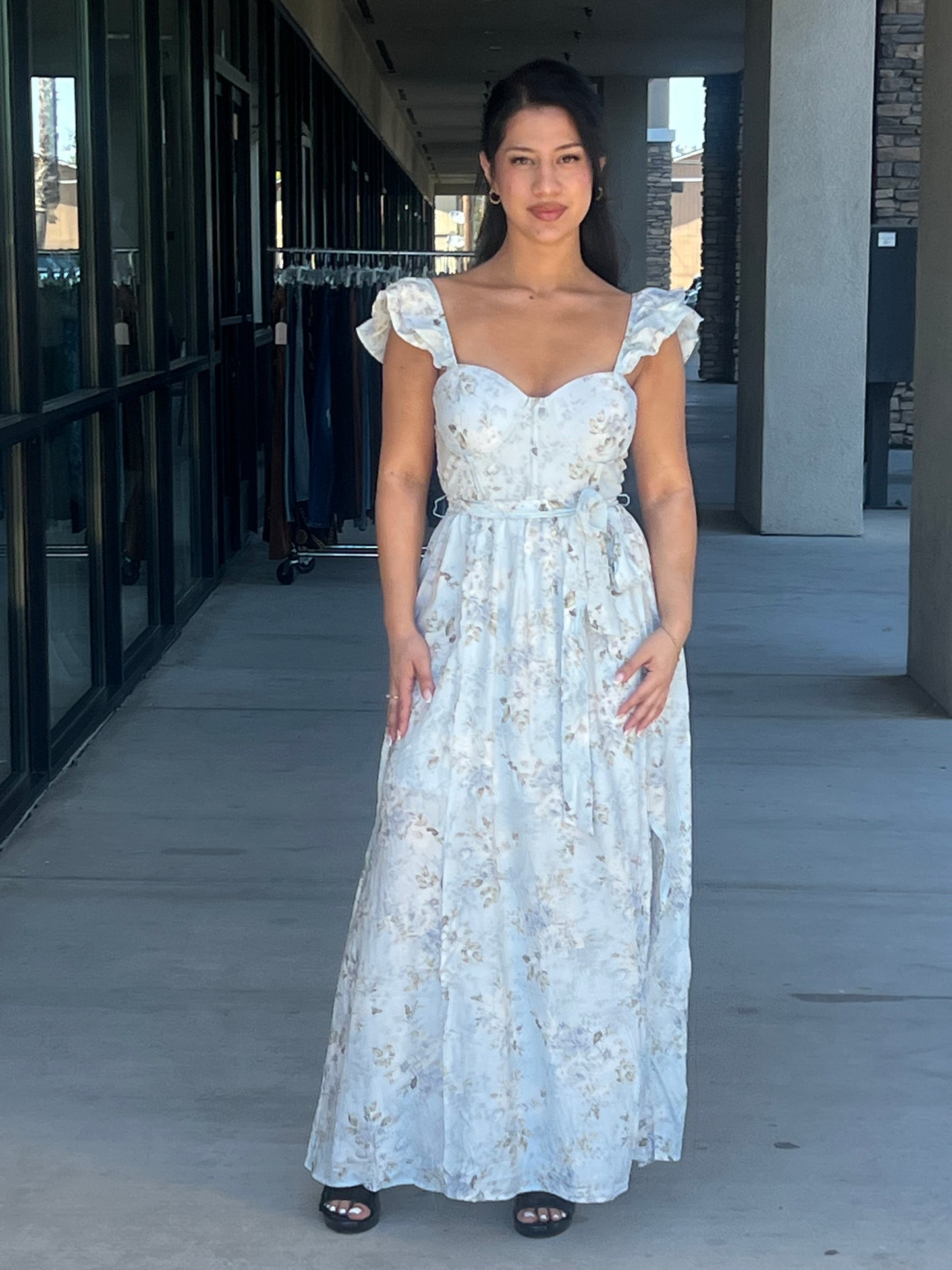 Floral maxi dress