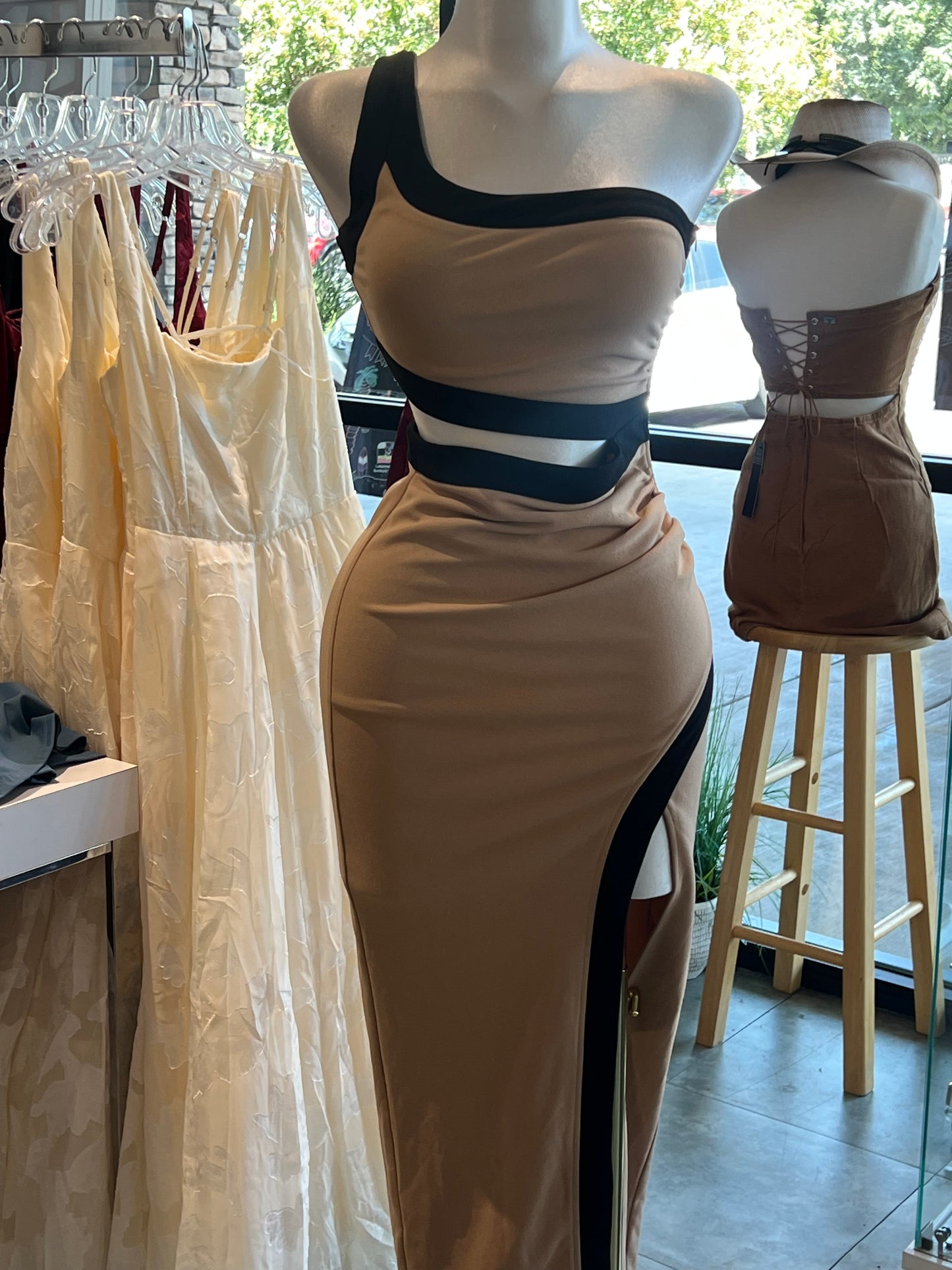 Kayla cut out detail midi dress
