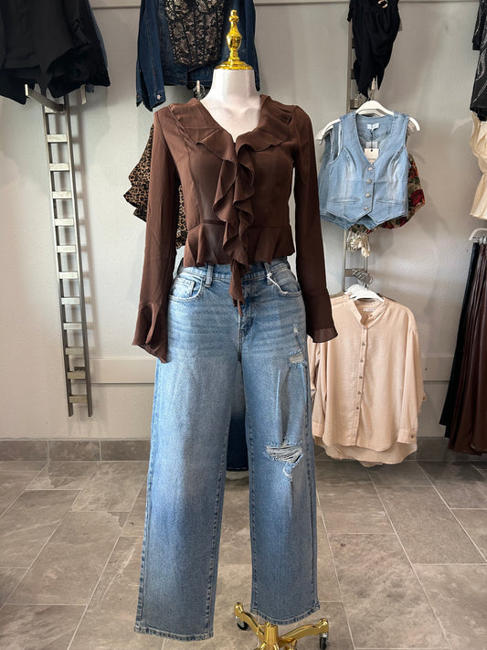 Mid Rise Baggy Dad Jean