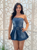 MINI STRAPLESS DRESS