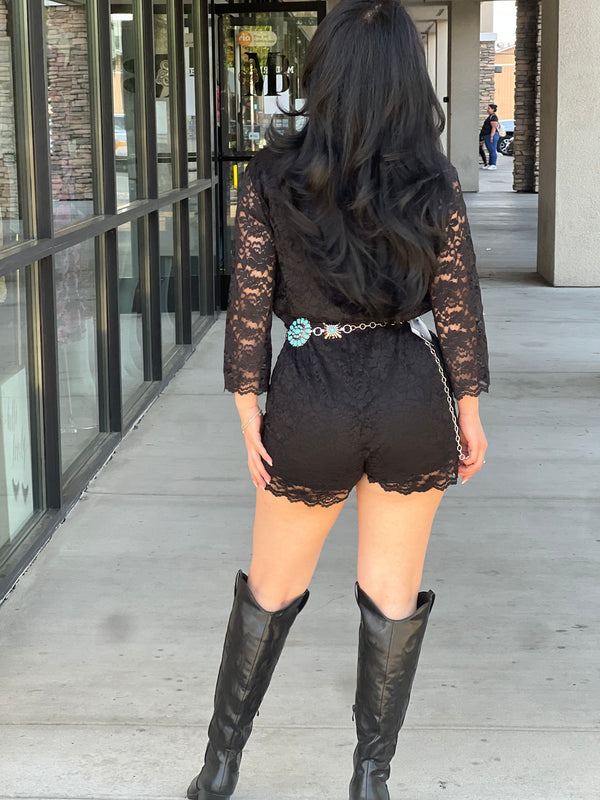 ROSALIA LACE ROMPER