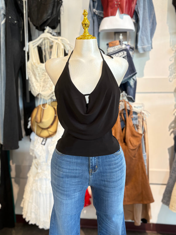 Penny halter crop top