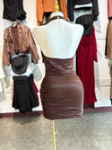 LATE NIGHT MINI HALTER DRESS
