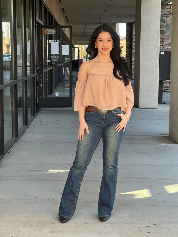 CANT STOP OFF SHOULDER TOP