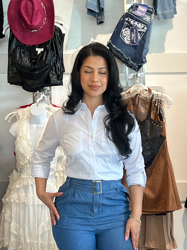 Button white top