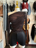 Leyla leopard top