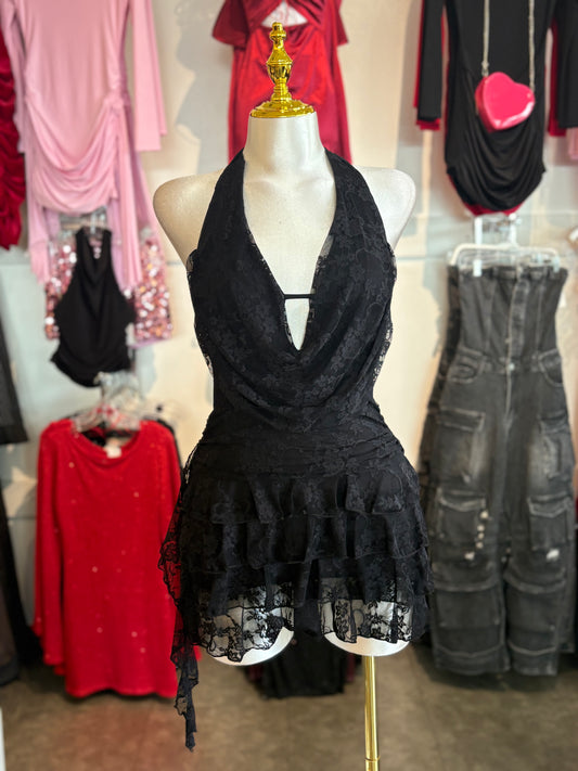 Lady in lace romper