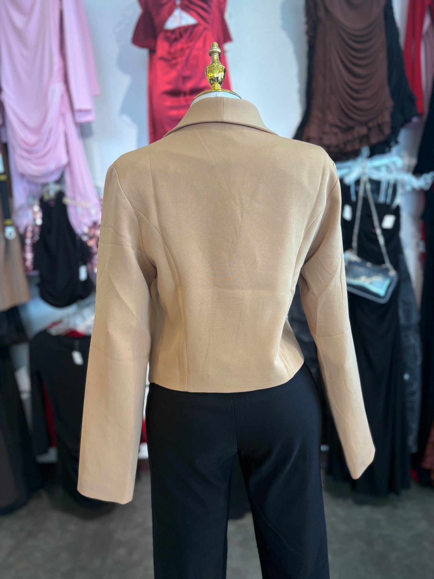 Lili open front blazer