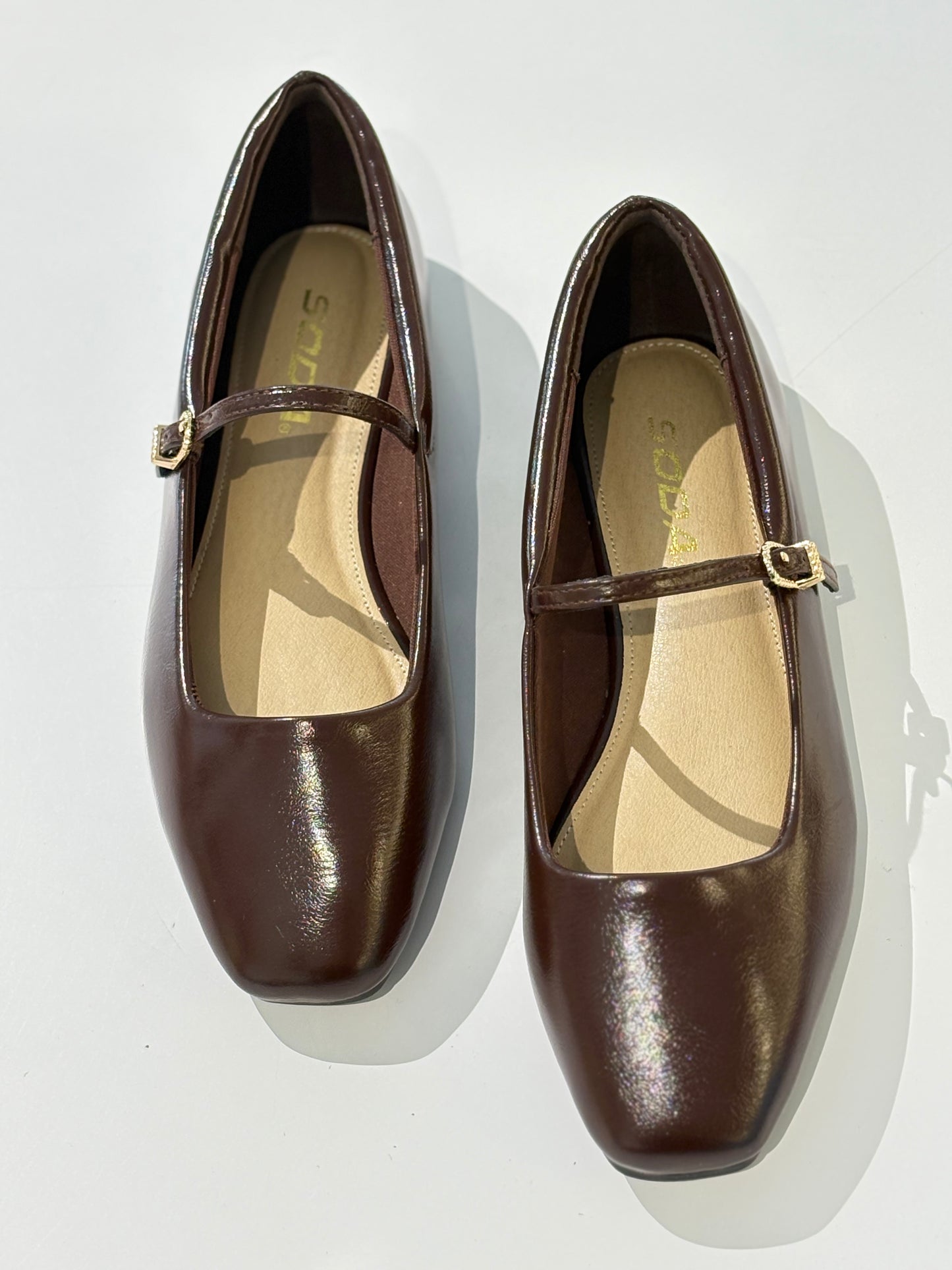 Maryjane square toe flats