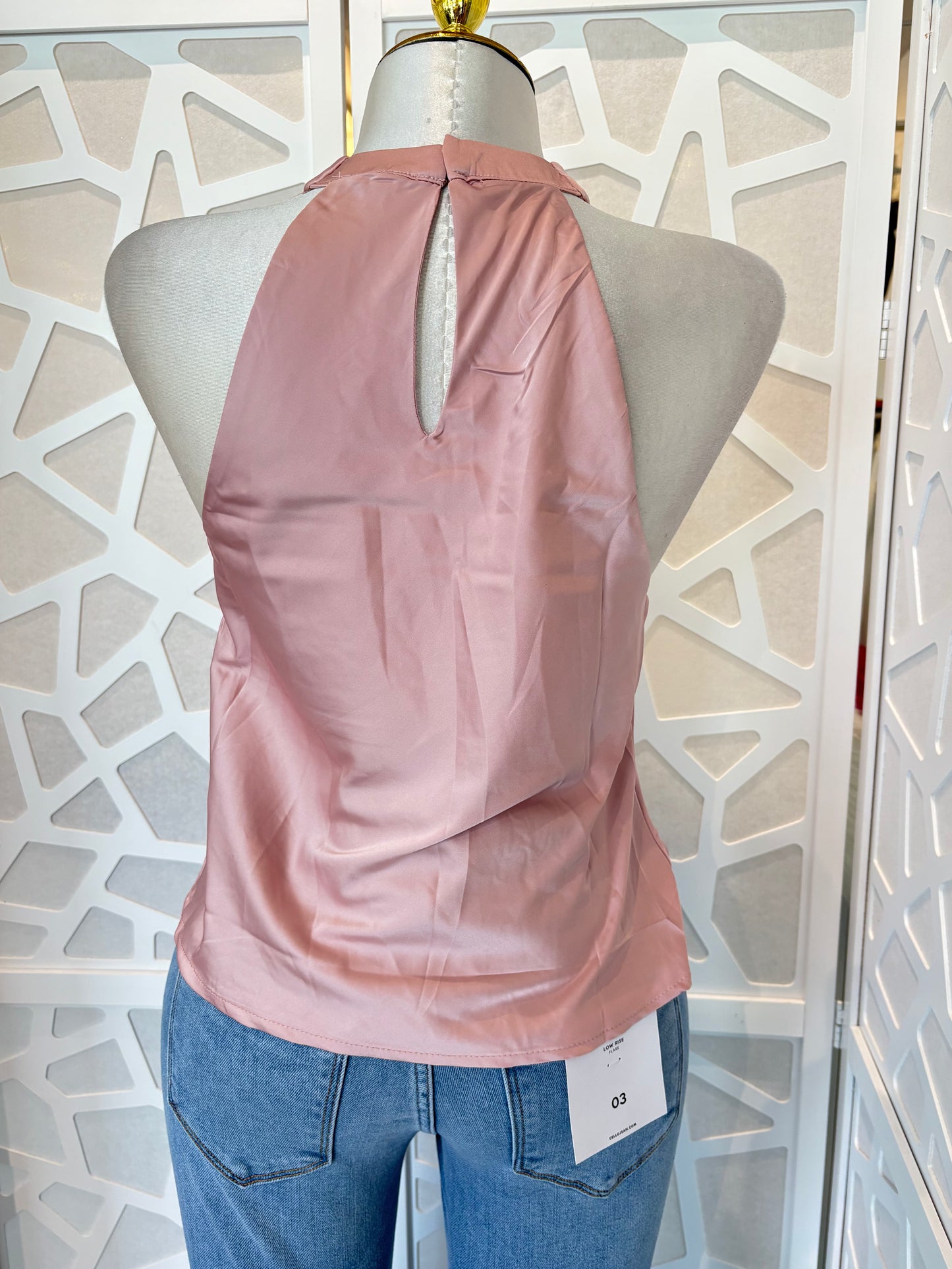 Irene satin blouse