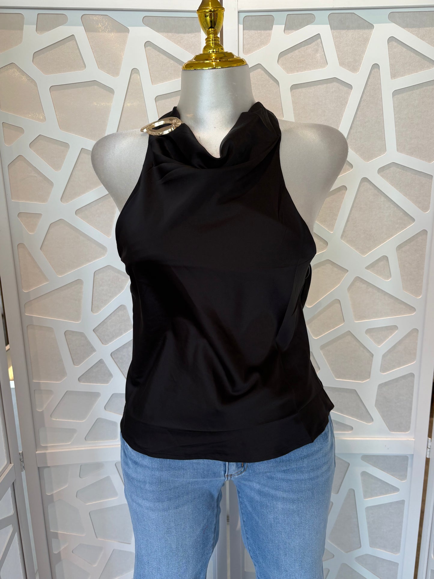 Irene satin blouse