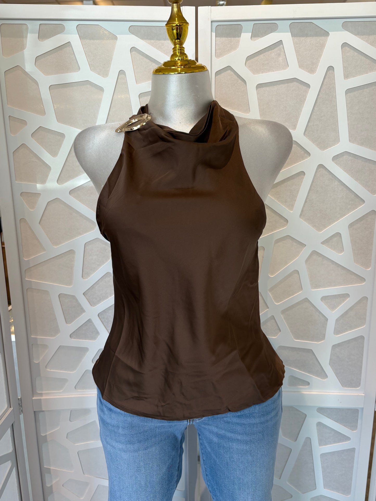 Irene satin blouse