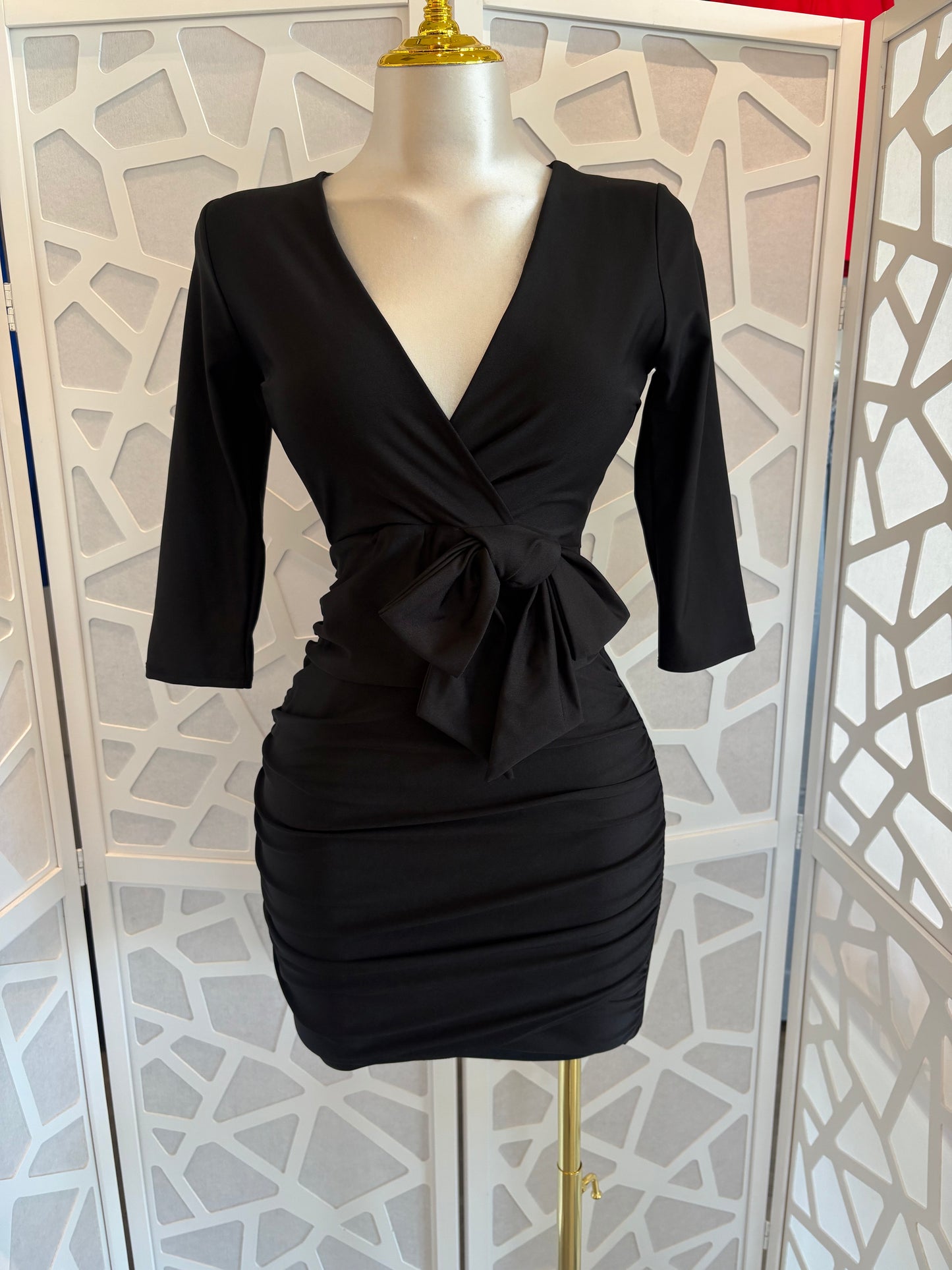 Cindy ruched waist dress
