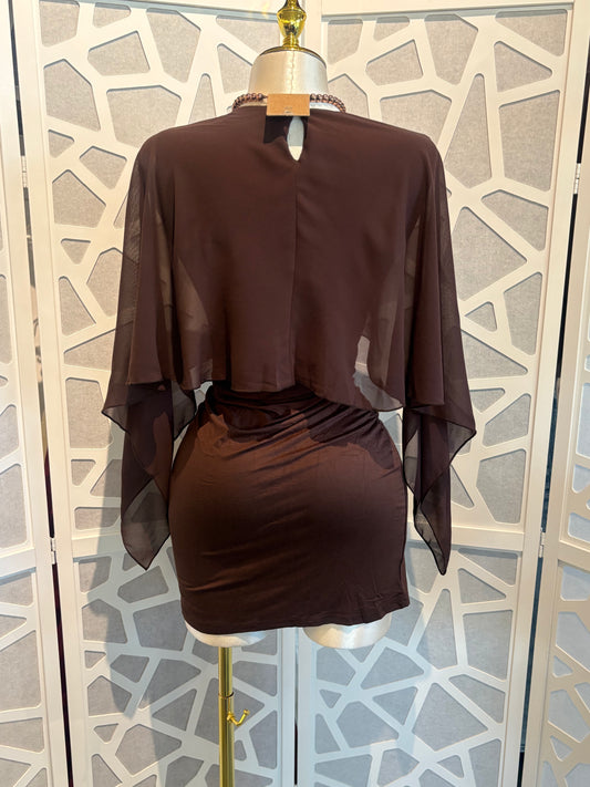 Chiffon Cape dress