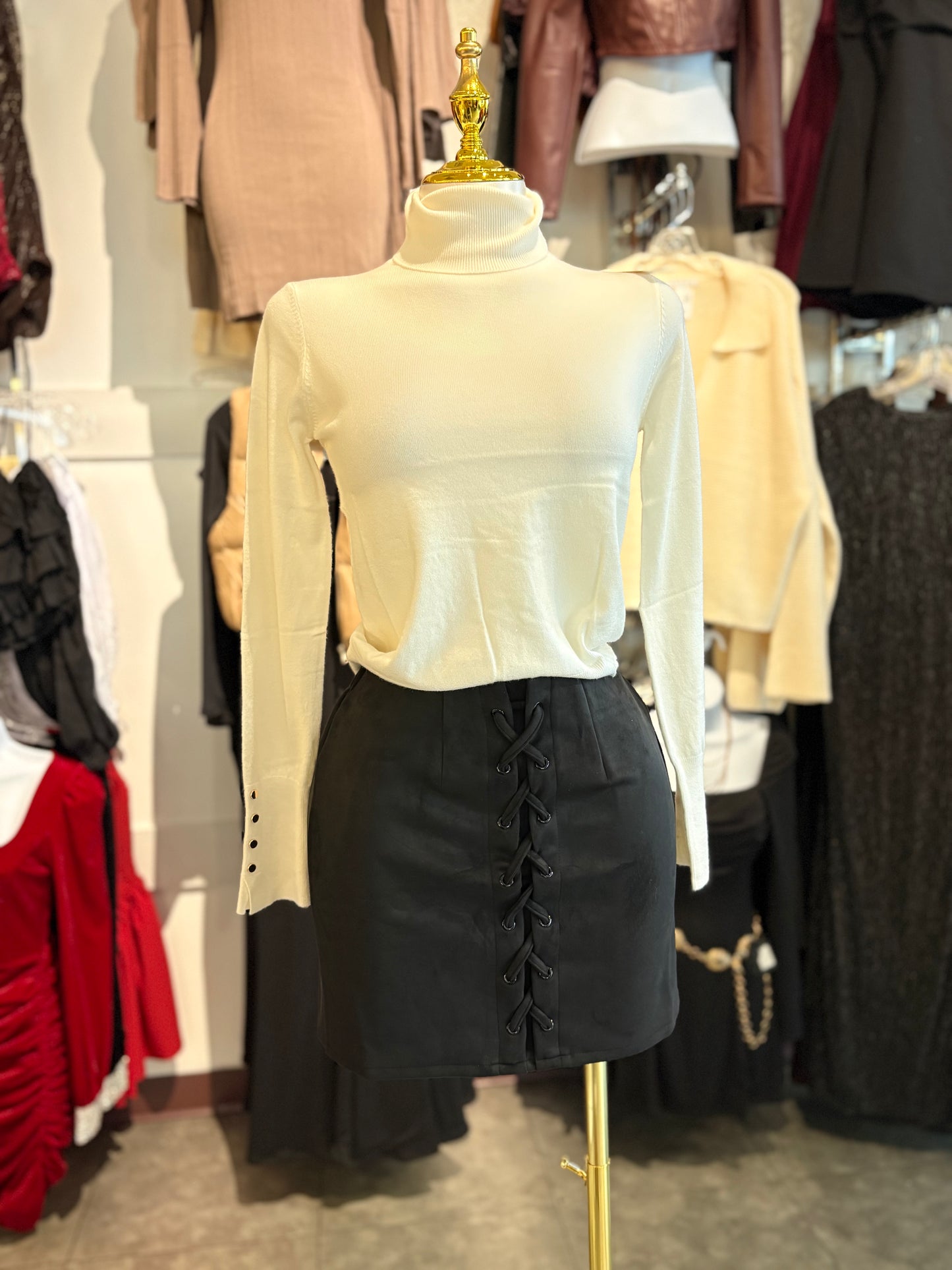 Lucy suede skirt