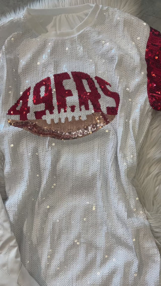 49ers oversize tee/dress jersey